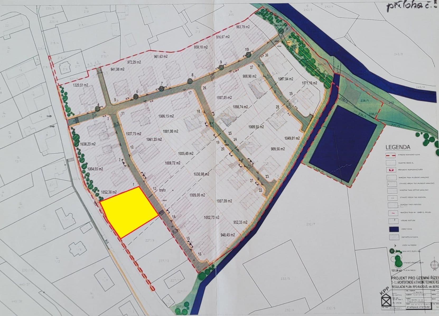 plot for sale, 1,248 m², Hostomice, Středočeský Region plot for sale, 1,248 m², Hostomice, Středočeský Region