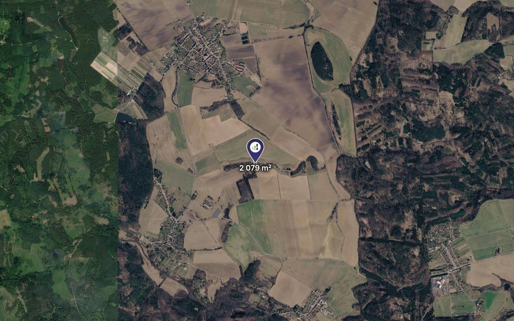 plot for sale, 2,079 m², Prostějovičky, Olomoucký Region plot for sale, 2,079 m², Prostějovičky, Olomoucký Region