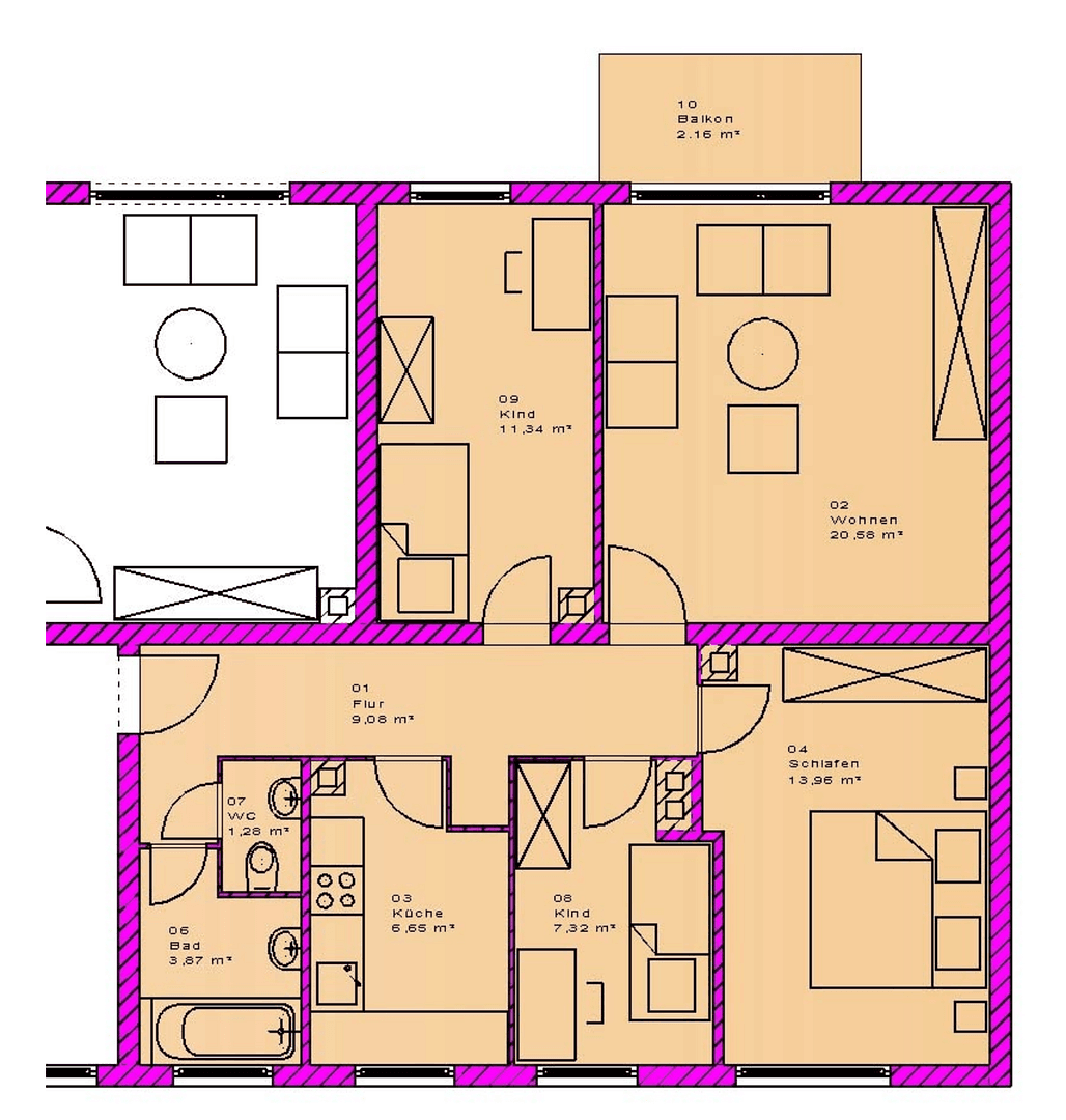 2 bedroom with open-plan kitchen flat for sale, 76 m², Bad Homburg vor der Höhe, Hesse 2 bedroom with open-plan kitchen flat for sale, 76 m², Bad Homburg vor der Höhe, Hesse