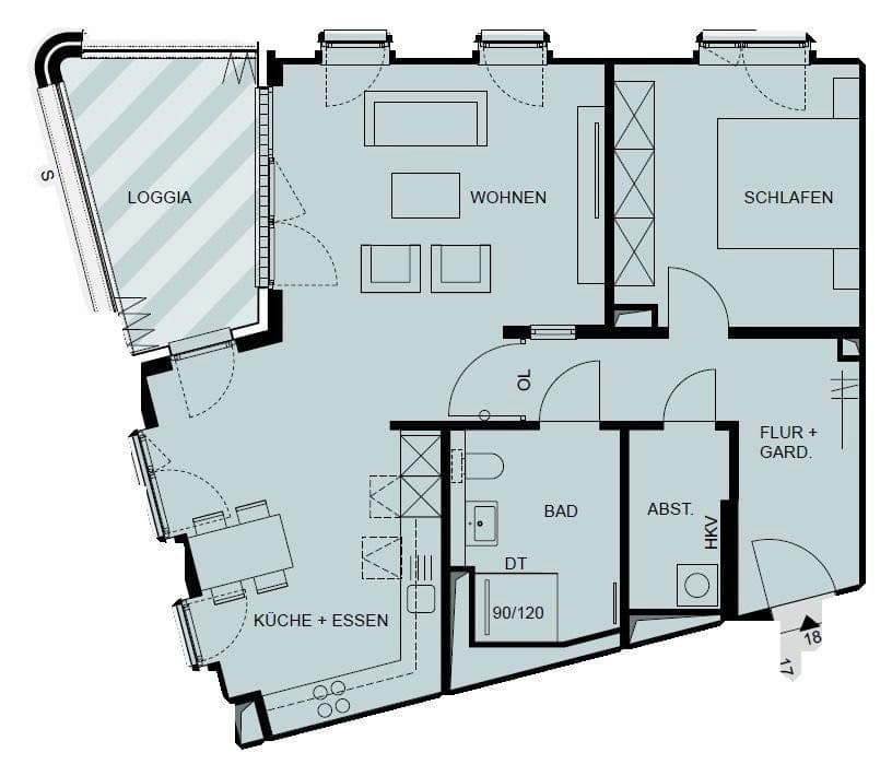 2 bedroom flat to rent, 81 m², Lübeck, Schleswig-Holstein 2 bedroom flat to rent, 81 m², Lübeck, Schleswig-Holstein