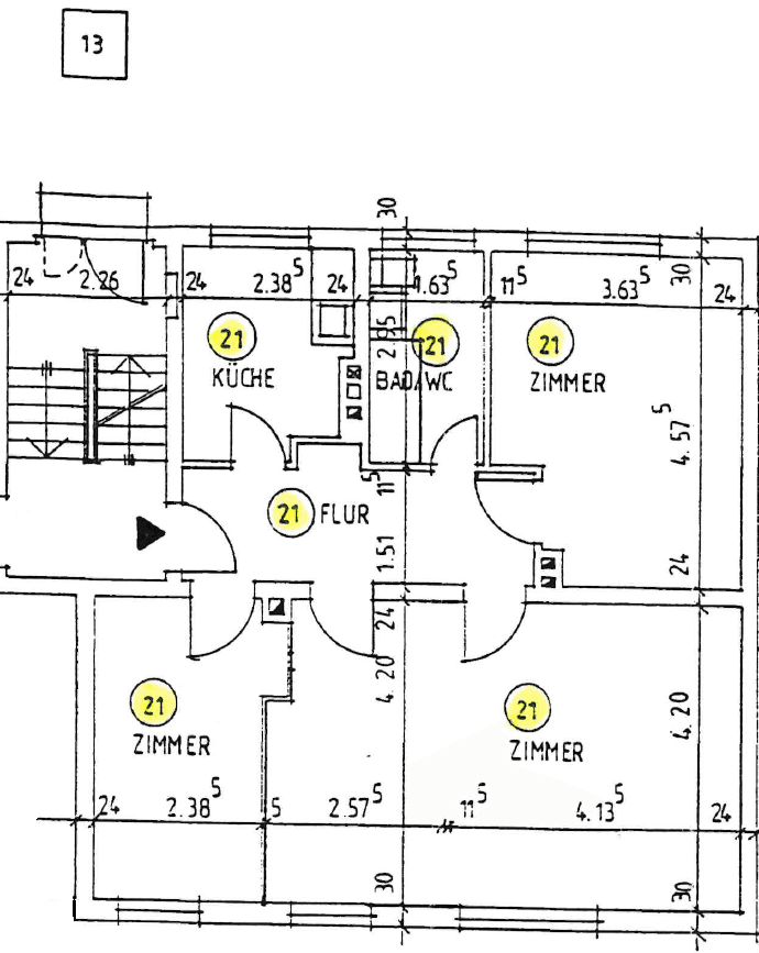 3 bedroom flat to rent, 72 m², Salzgitter, Lower Saxony 3 bedroom flat to rent, 72 m², Salzgitter, Lower Saxony