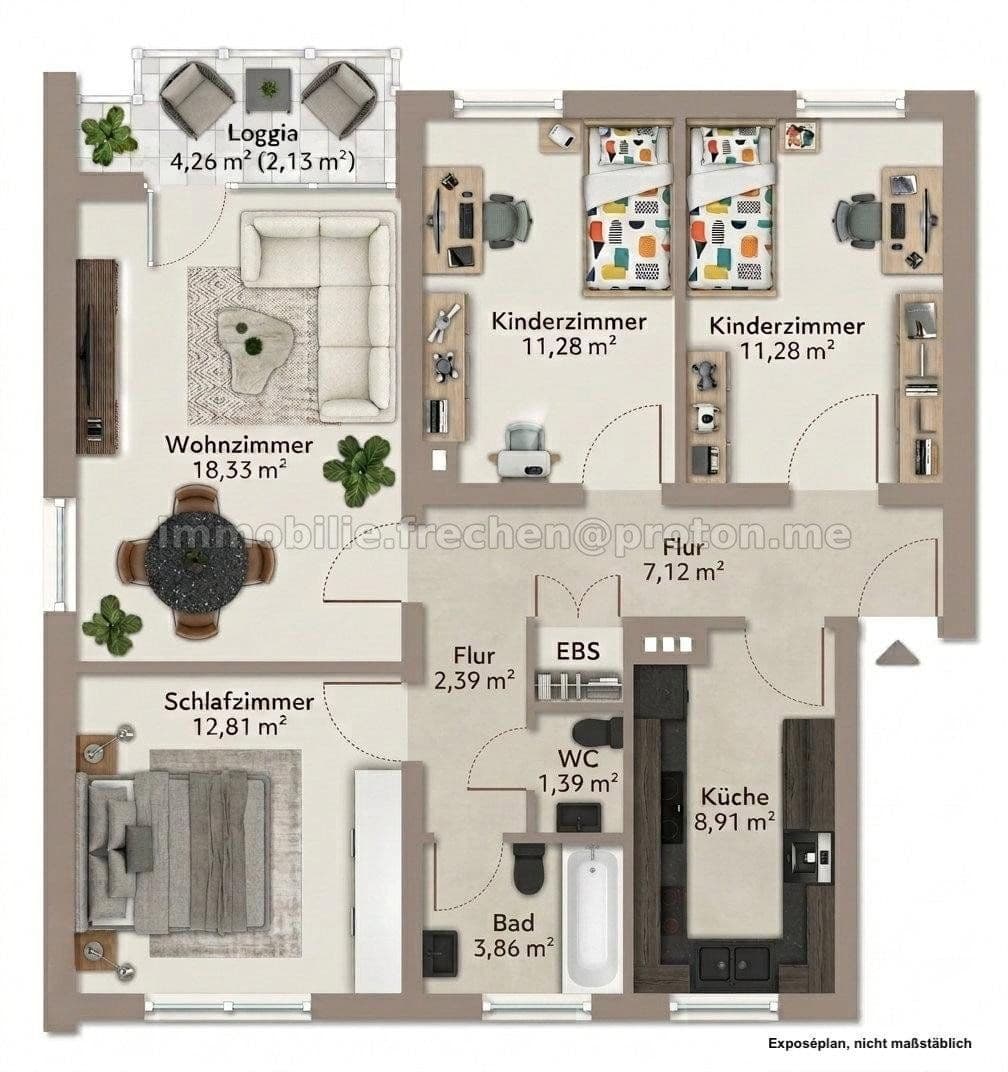 4 bedroom flat for sale, 81 m², Frechen, North Rhine-Westphalia 4 bedroom flat for sale, 81 m², Frechen, North Rhine-Westphalia