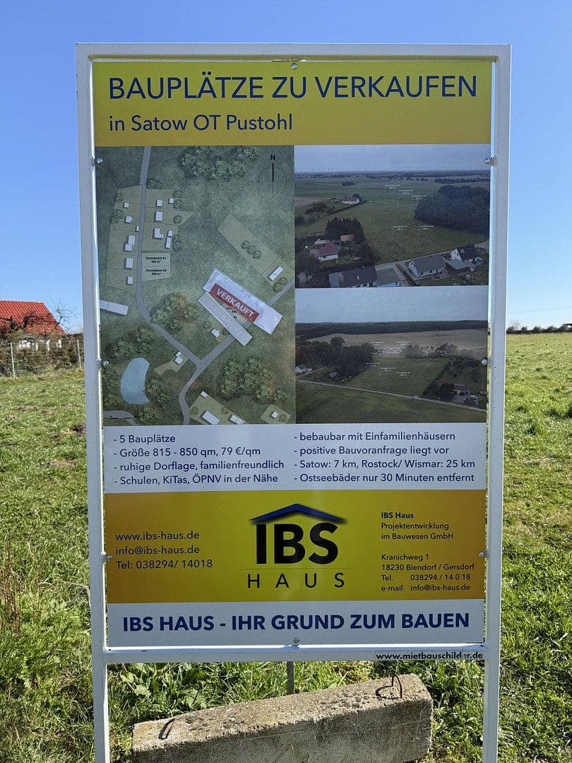 plot for sale, 850 m², Satow, Mecklenburg-Vorpommern plot for sale, 850 m², Satow, Mecklenburg-Vorpommern
