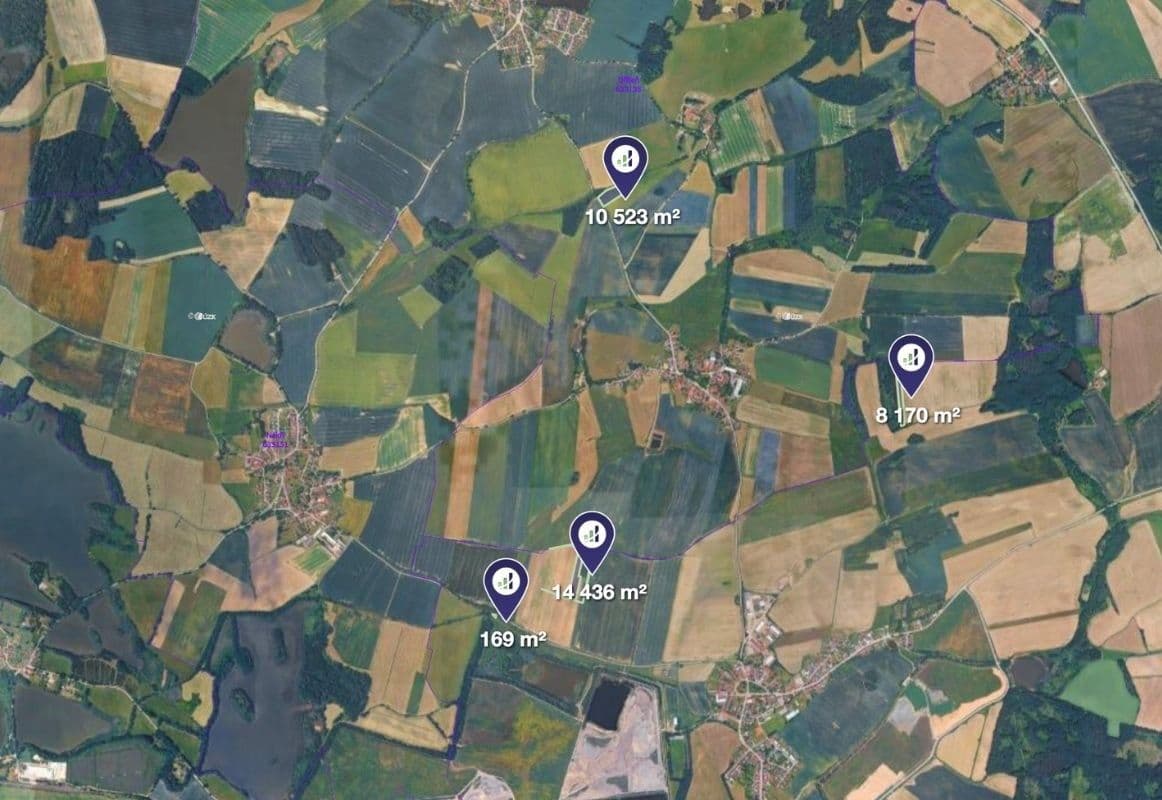 plot for sale, 14,621 m², Dříteň, Jihočeský Region plot for sale, 14,621 m², Dříteň, Jihočeský Region