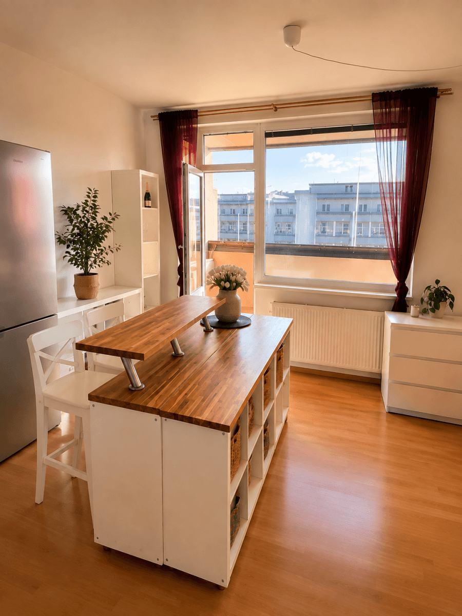 Studio flat to rent, 50 m², Poděbradská, Prague, Prague Studio flat to rent, 50 m², Poděbradská, Prague, Prague