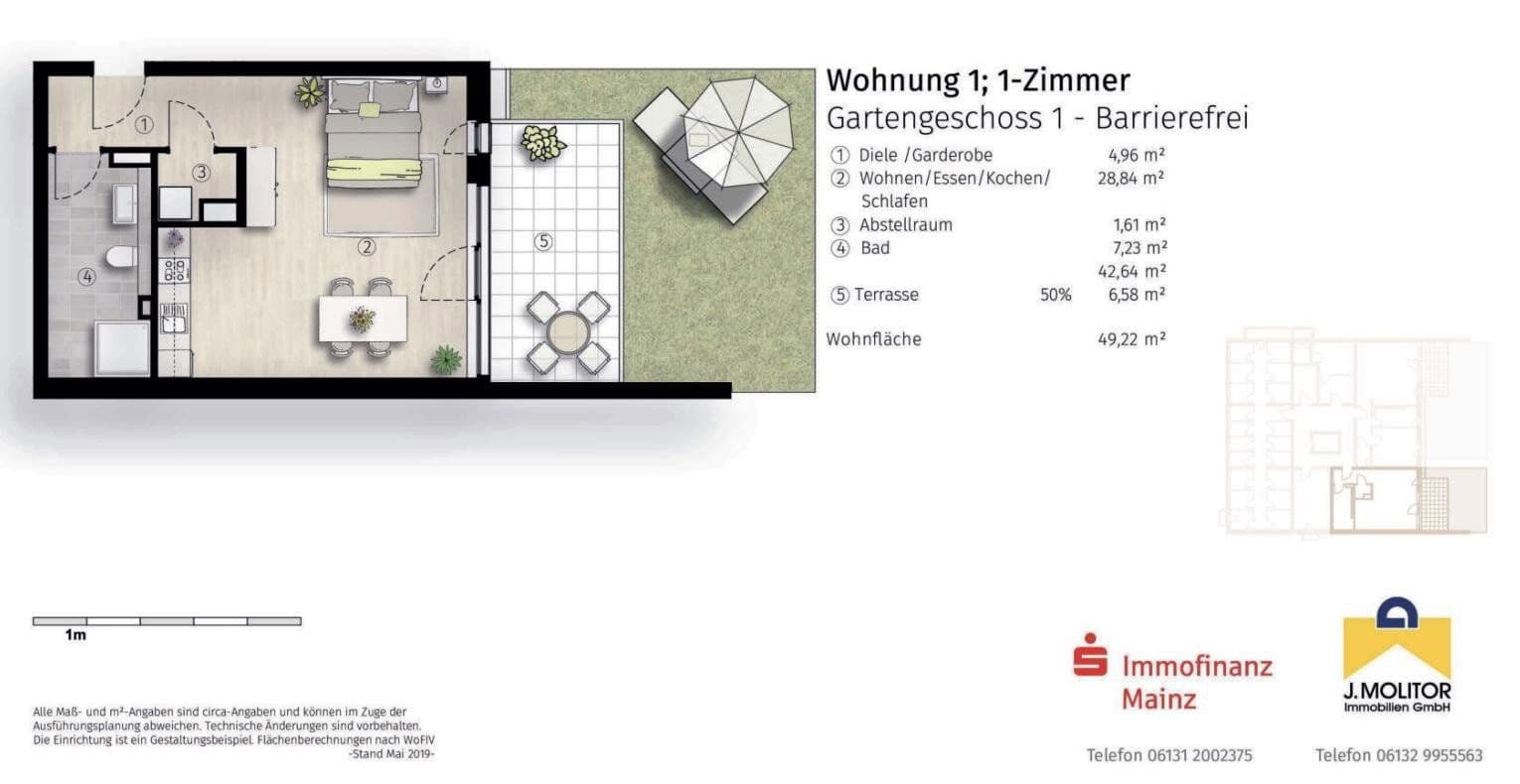 1 bedroom flat to rent, 50 m², Mainz, Rhineland-Palatinate 1 bedroom flat to rent, 50 m², Mainz, Rhineland-Palatinate