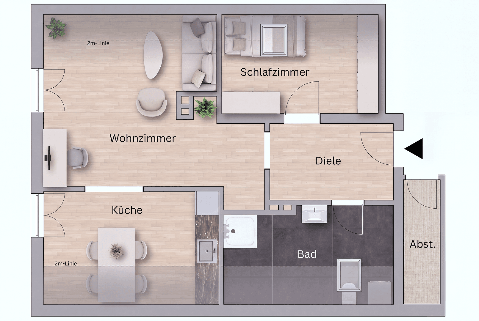 2 bedroom flat to rent, 52 m², Idstein, Hesse 2 bedroom flat to rent, 52 m², Idstein, Hesse