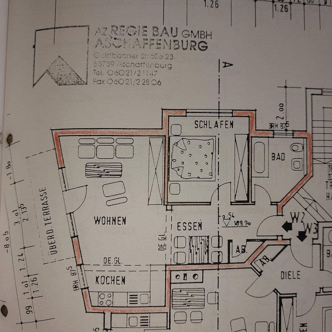 2 bedroom flat for sale, 55 m², Aschaffenburg, Bavaria 2 bedroom flat for sale, 55 m², Aschaffenburg, Bavaria