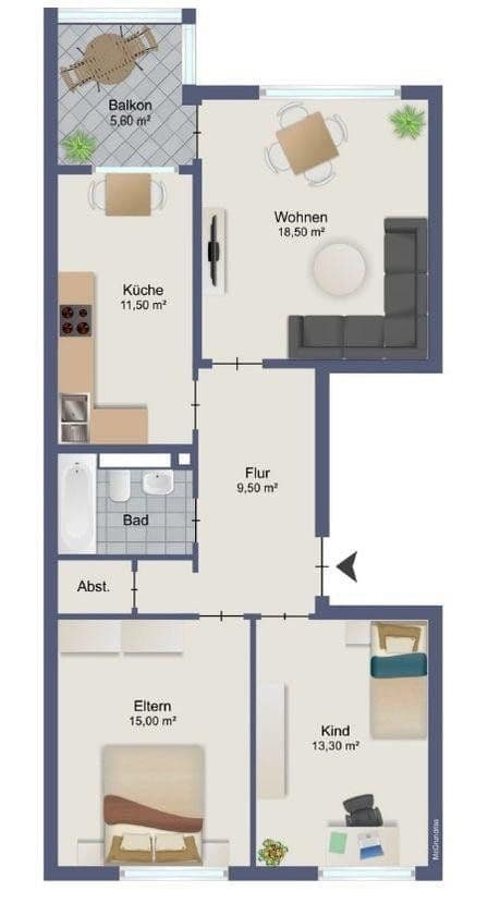 2 bedroom with open-plan kitchen flat to rent, 73 m², Hornboden 2, Grenzach-Wyhlen, Baden-Württemberg 2 bedroom with open-plan kitchen flat to rent, 73 m², Hornboden 2, Grenzach-Wyhlen, Baden-Württemberg