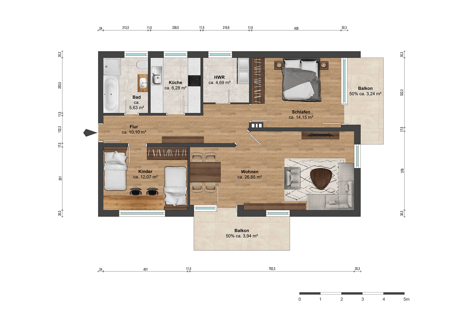 3 bedroom flat for sale, 81 m², Braunschweig, Lower Saxony 3 bedroom flat for sale, 81 m², Braunschweig, Lower Saxony