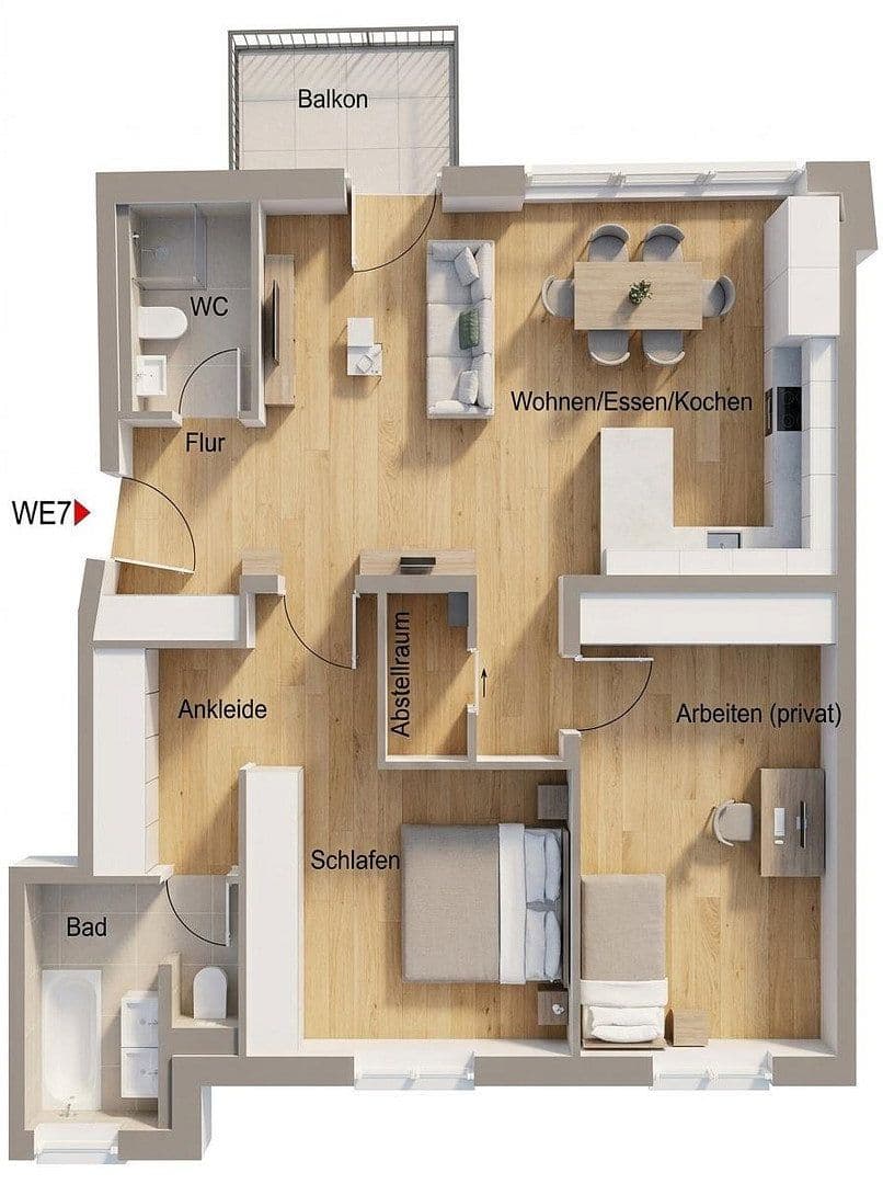 3 bedroom flat to rent, 87 m², Lerchenfeldstraße 28, München-Altstadt-Lehel, Bavaria 3 bedroom flat to rent, 87 m², Lerchenfeldstraße 28, München-Altstadt-Lehel, Bavaria