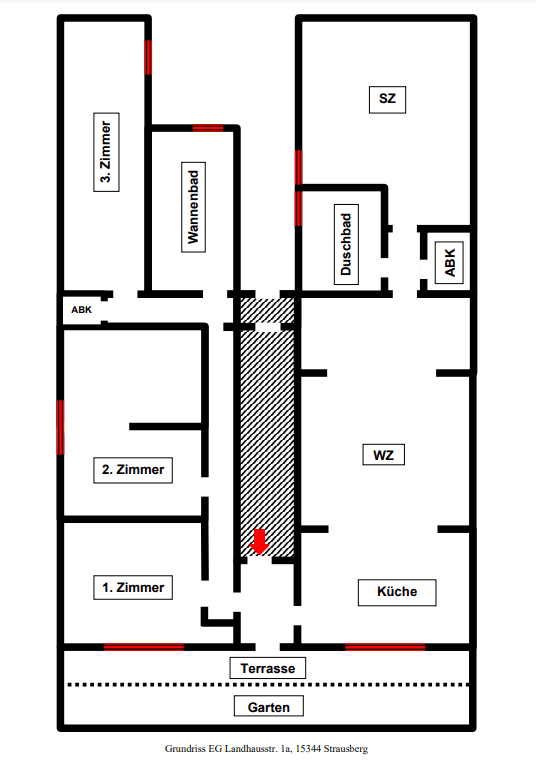 5 bedroom flat to rent, 180 m², Landhausstr. 1a, Strausberg, Brandenburg 5 bedroom flat to rent, 180 m², Landhausstr. 1a, Strausberg, Brandenburg