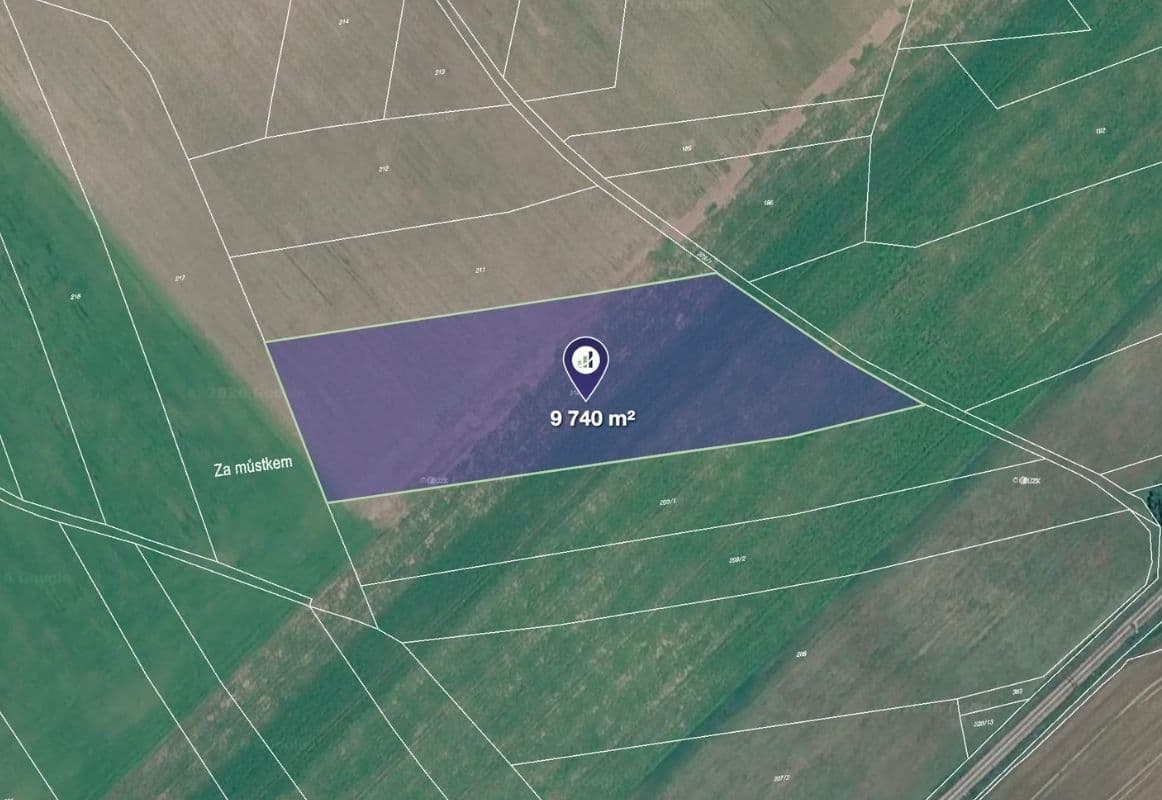 plot for sale, 6,912 m², Zvěřínek, Středočeský Region plot for sale, 6,912 m², Zvěřínek, Středočeský Region