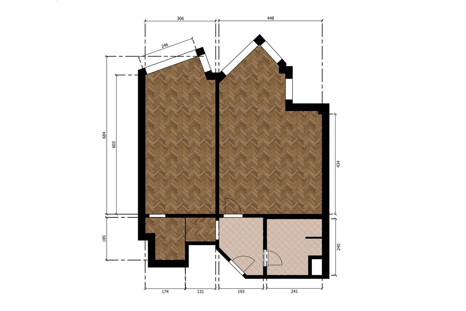 1 bedroom with open-plan kitchen flat to rent, 57 m², Sinkulova, Prague, Prague 1 bedroom with open-plan kitchen flat to rent, 57 m², Sinkulova, Prague, Prague