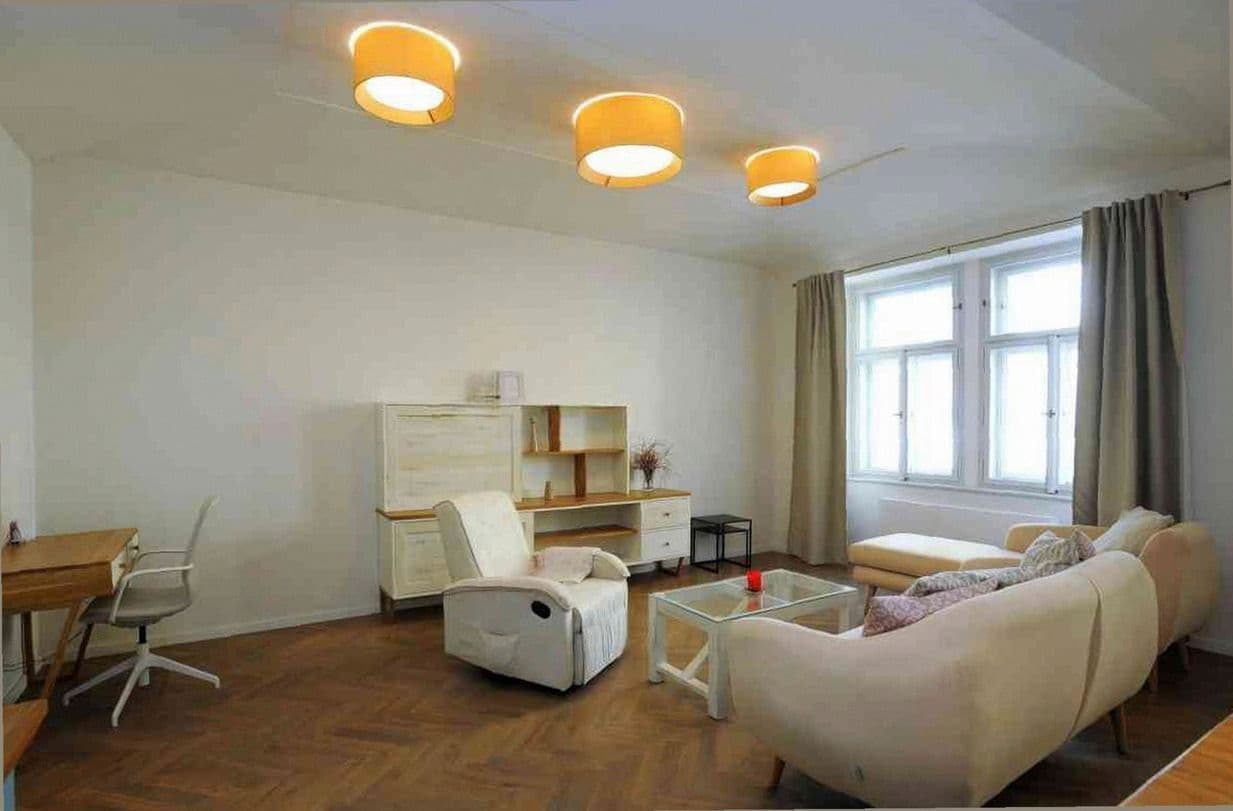 1 bedroom with open-plan kitchen flat to rent, 84 m², Valentinská, Prague, Prague 1 bedroom with open-plan kitchen flat to rent, 84 m², Valentinská, Prague, Prague