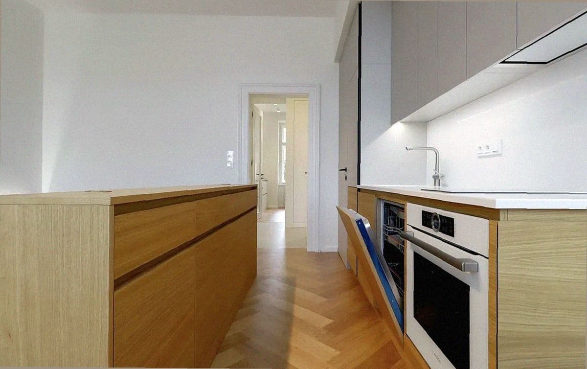 1 bedroom with open-plan kitchen flat to rent, 56 m², Lidická, Prague, Prague 1 bedroom with open-plan kitchen flat to rent, 56 m², Lidická, Prague, Prague