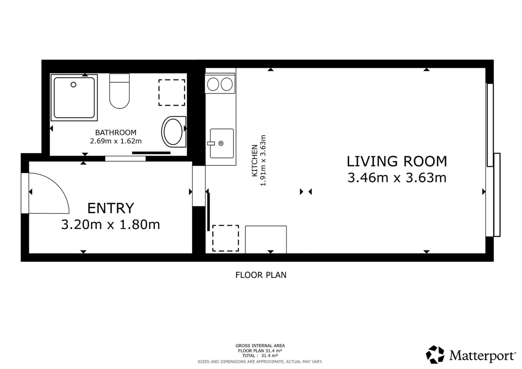 Studio flat to rent, 33 m², Kurta Konráda, Prague, Prague Studio flat to rent, 33 m², Kurta Konráda, Prague, Prague