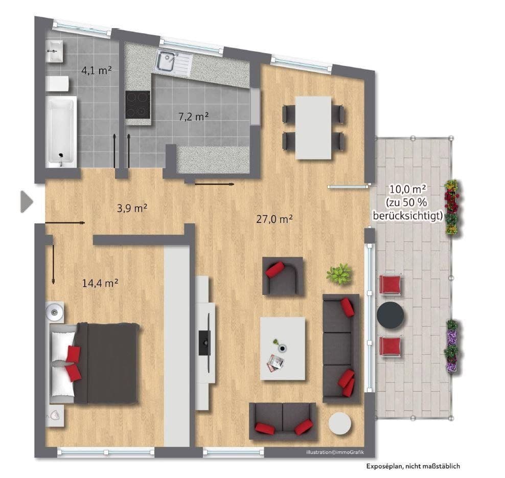 2 bedroom flat to rent, 62 m², Waterfohrstraße 9, Essen, North Rhine-Westphalia 2 bedroom flat to rent, 62 m², Waterfohrstraße 9, Essen, North Rhine-Westphalia