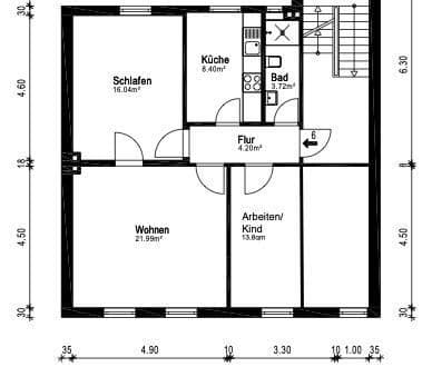 3 bedroom flat to rent, 70 m², Johanisstraße 75-77, Flensburg, Schleswig-Holstein 3 bedroom flat to rent, 70 m², Johanisstraße 75-77, Flensburg, Schleswig-Holstein