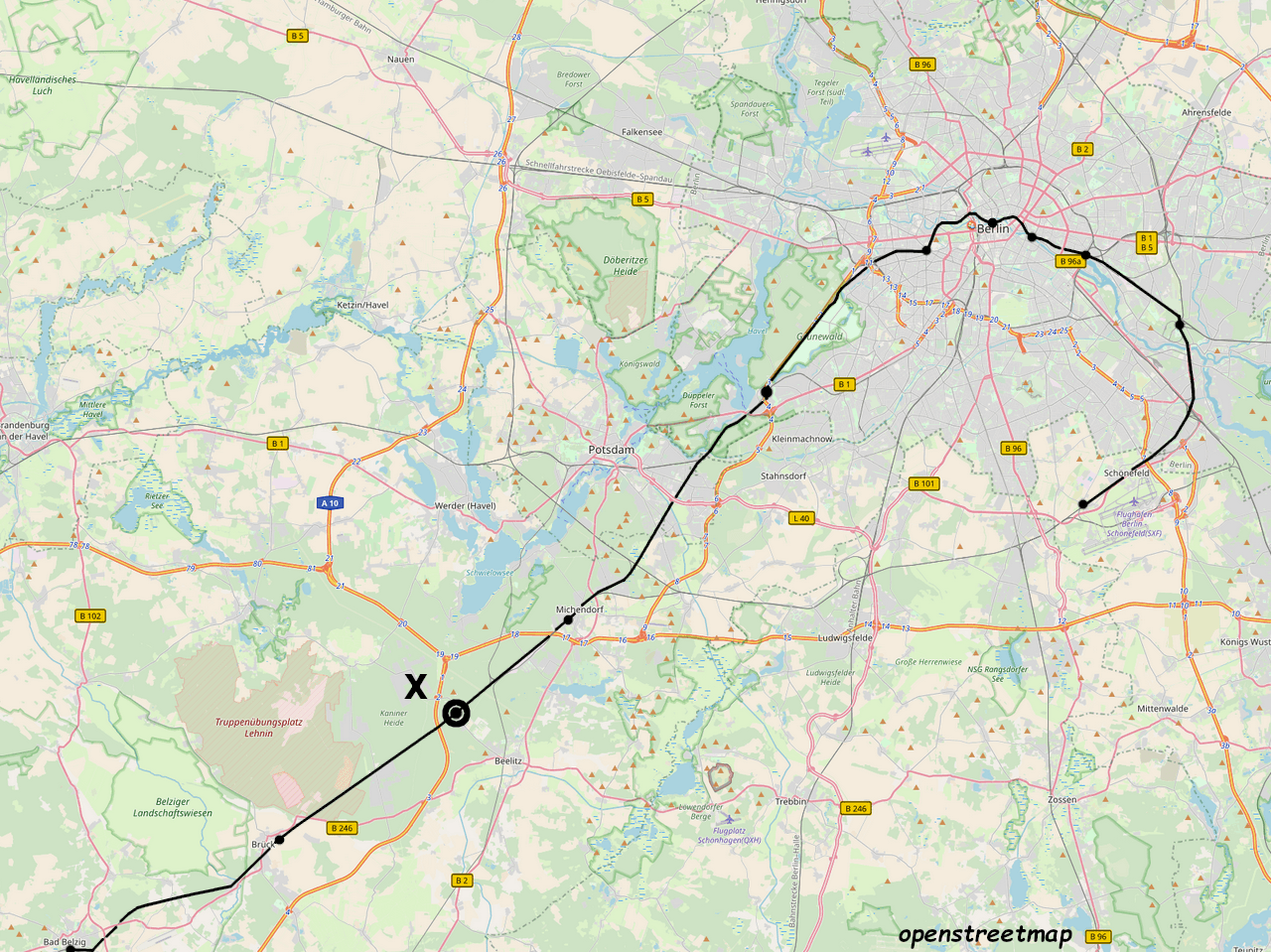 plot for sale, 60,000 m², Brücker Weg // Fercher Sraße, Beelitz, Brandenburg plot for sale, 60,000 m², Brücker Weg // Fercher Sraße, Beelitz, Brandenburg