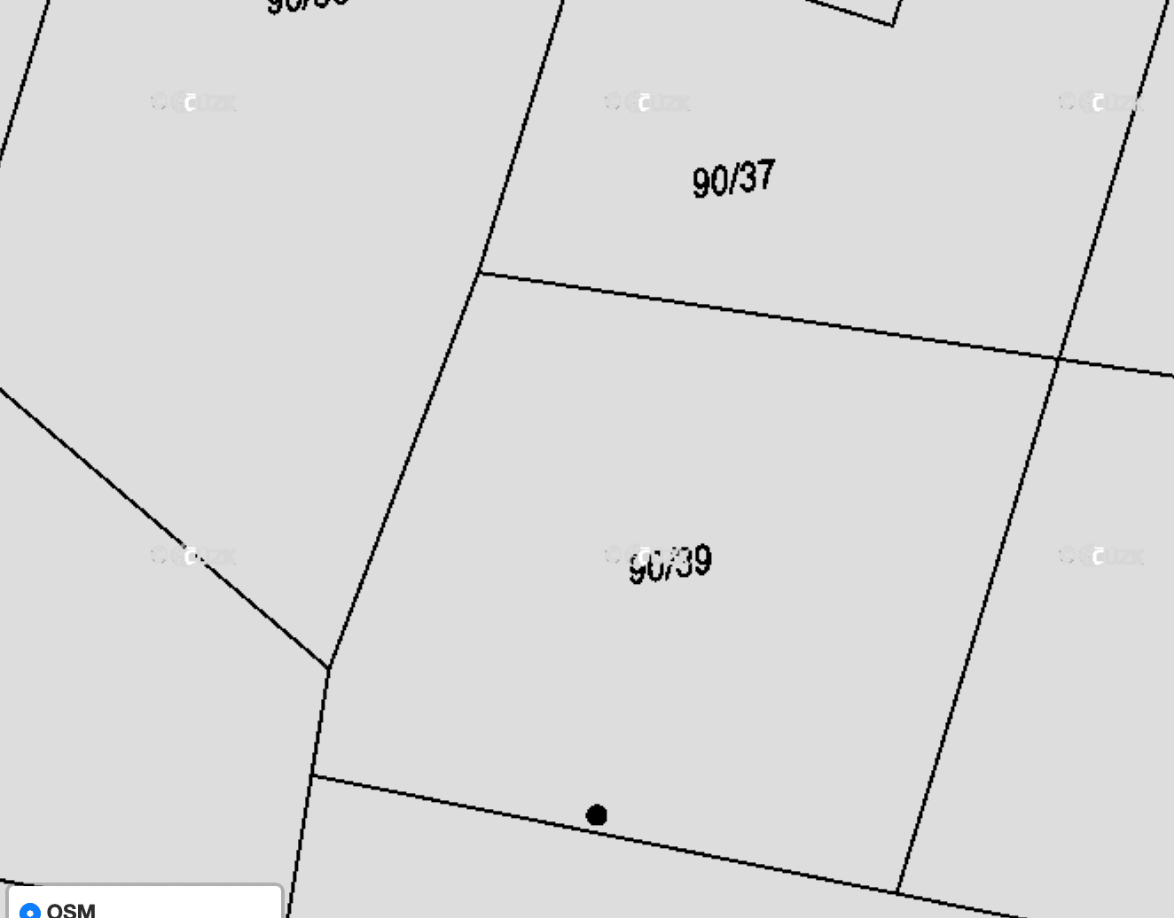 plot for sale, 962 m², Obory, Středočeský Region plot for sale, 962 m², Obory, Středočeský Region