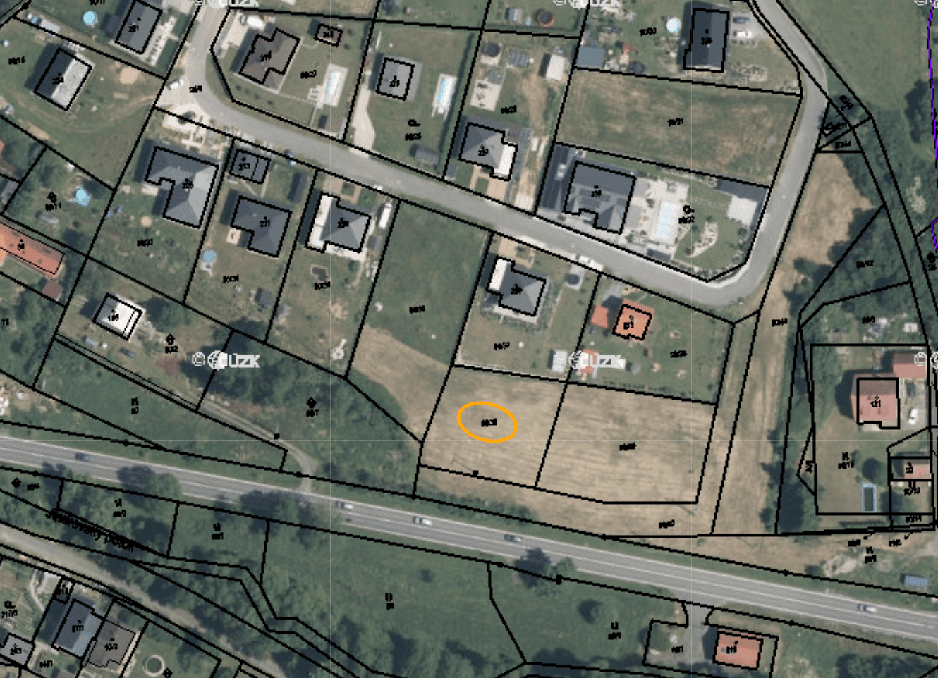 plot for sale, 962 m², Obory, Středočeský Region plot for sale, 962 m², Obory, Středočeský Region