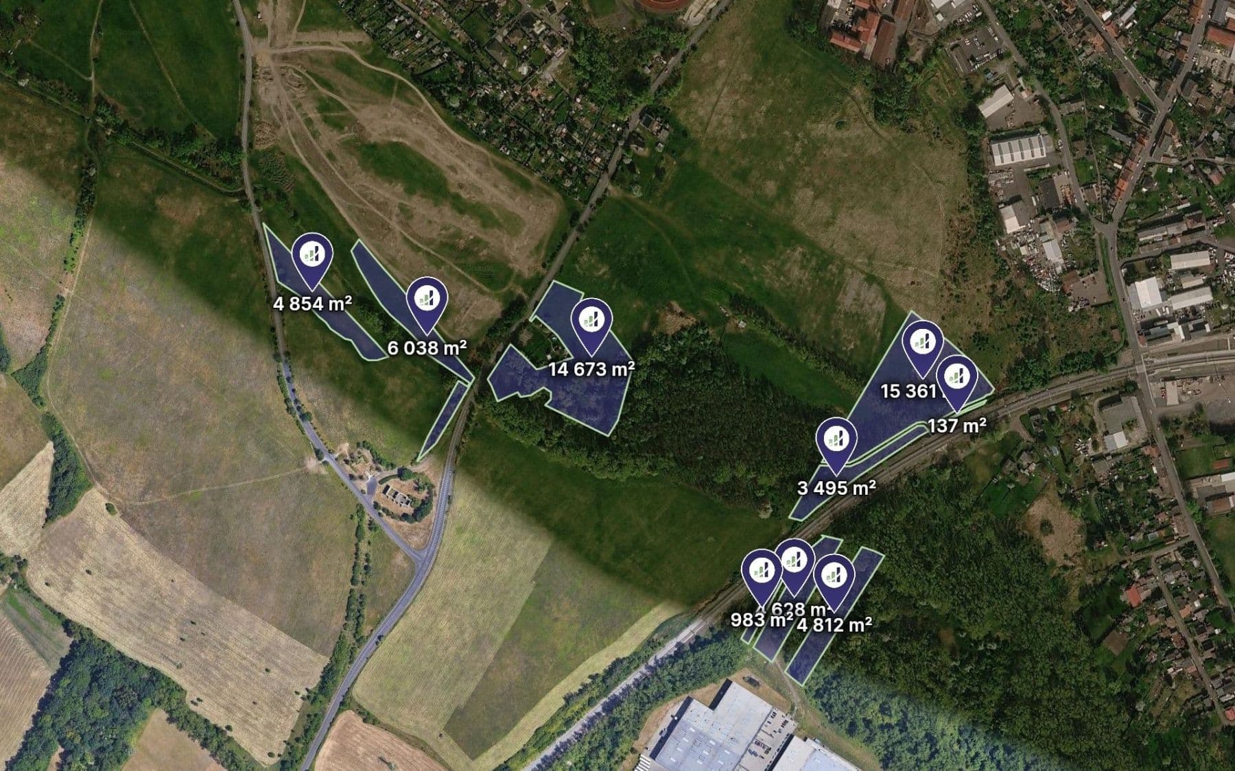 plot for sale, 54,987 m², Krupka, Ústecký Region plot for sale, 54,987 m², Krupka, Ústecký Region