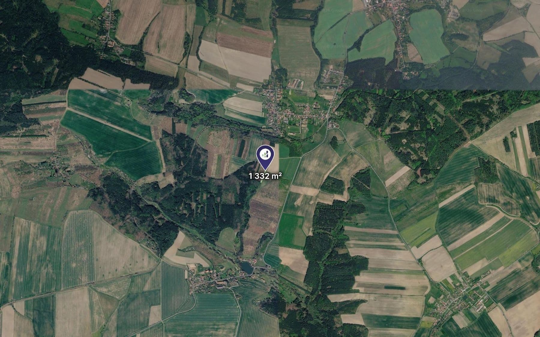 plot for sale, 1,332 m², Všesulov, Středočeský Region plot for sale, 1,332 m², Všesulov, Středočeský Region