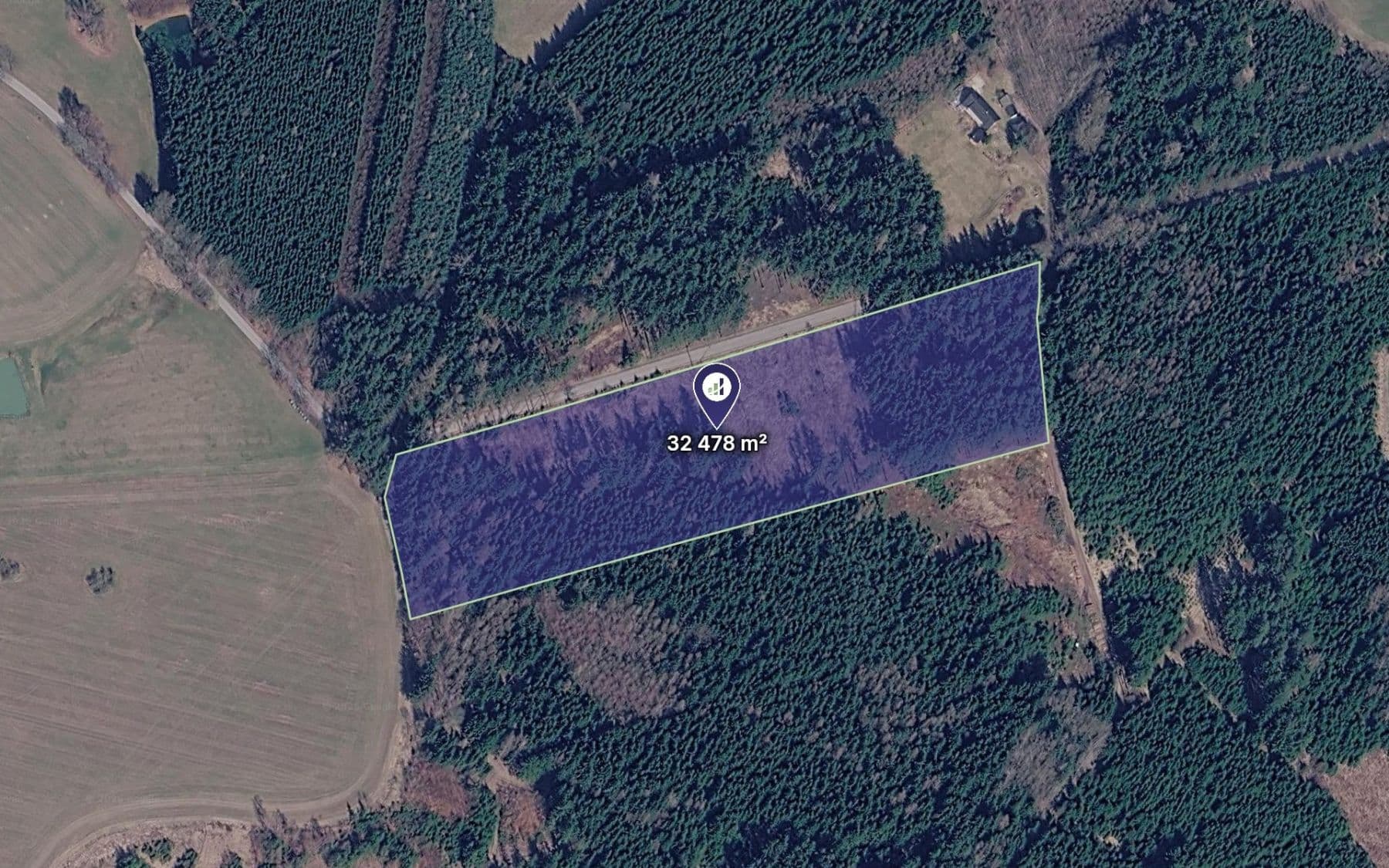 plot for sale, 12,302 m², Milevsko, Jihočeský Region plot for sale, 12,302 m², Milevsko, Jihočeský Region