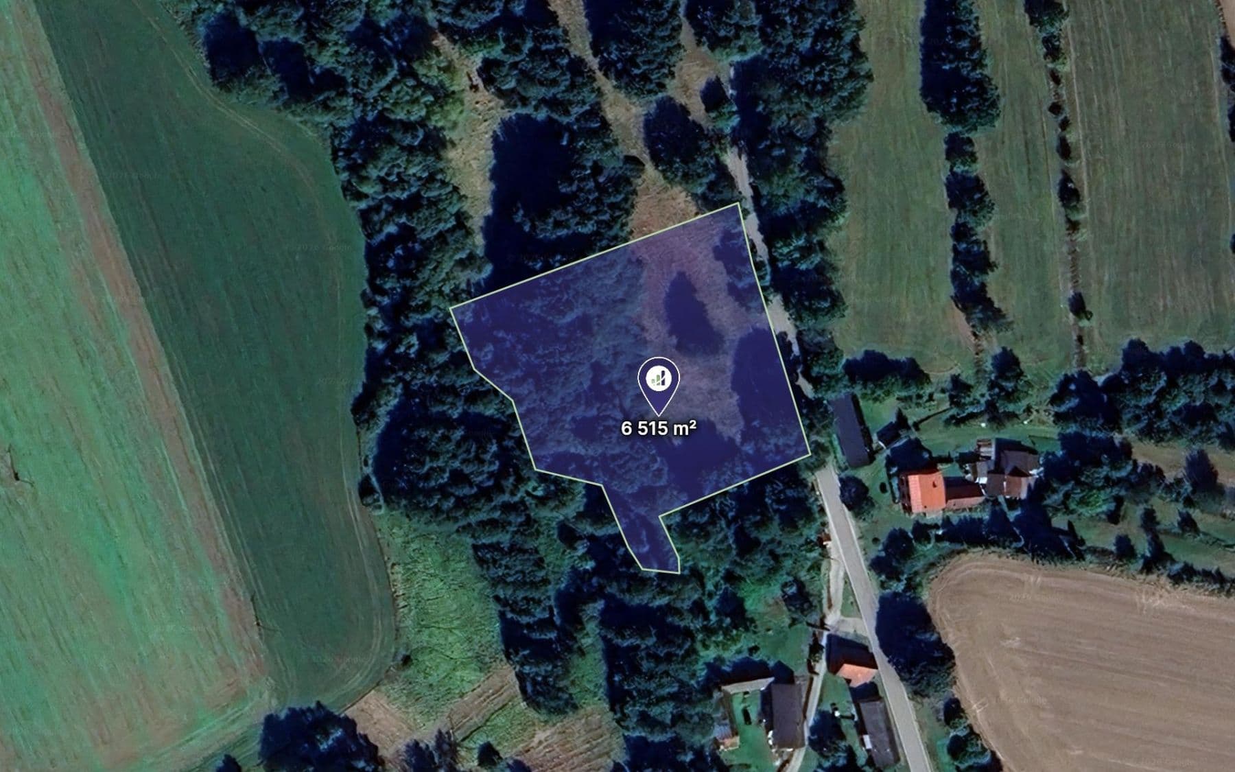 plot for sale, 6,515 m², Pravonín, Středočeský Region plot for sale, 6,515 m², Pravonín, Středočeský Region