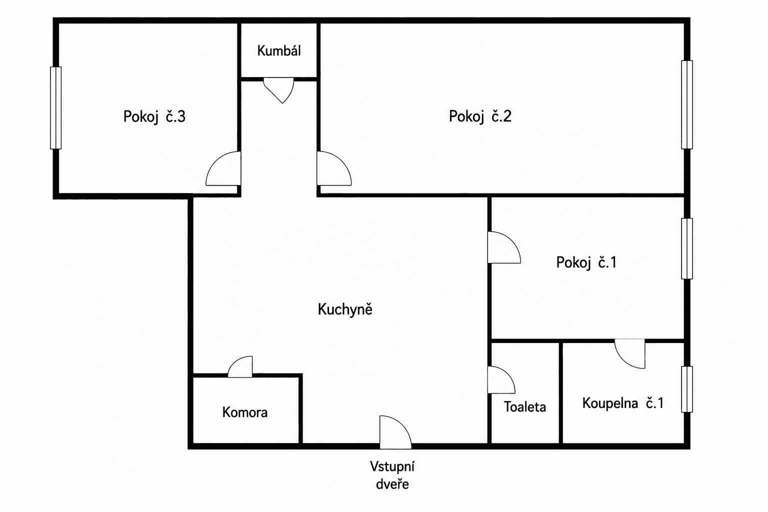 3 bedroom flat for sale, 86 m², Mánesova, Prague, Prague 3 bedroom flat for sale, 86 m², Mánesova, Prague, Prague