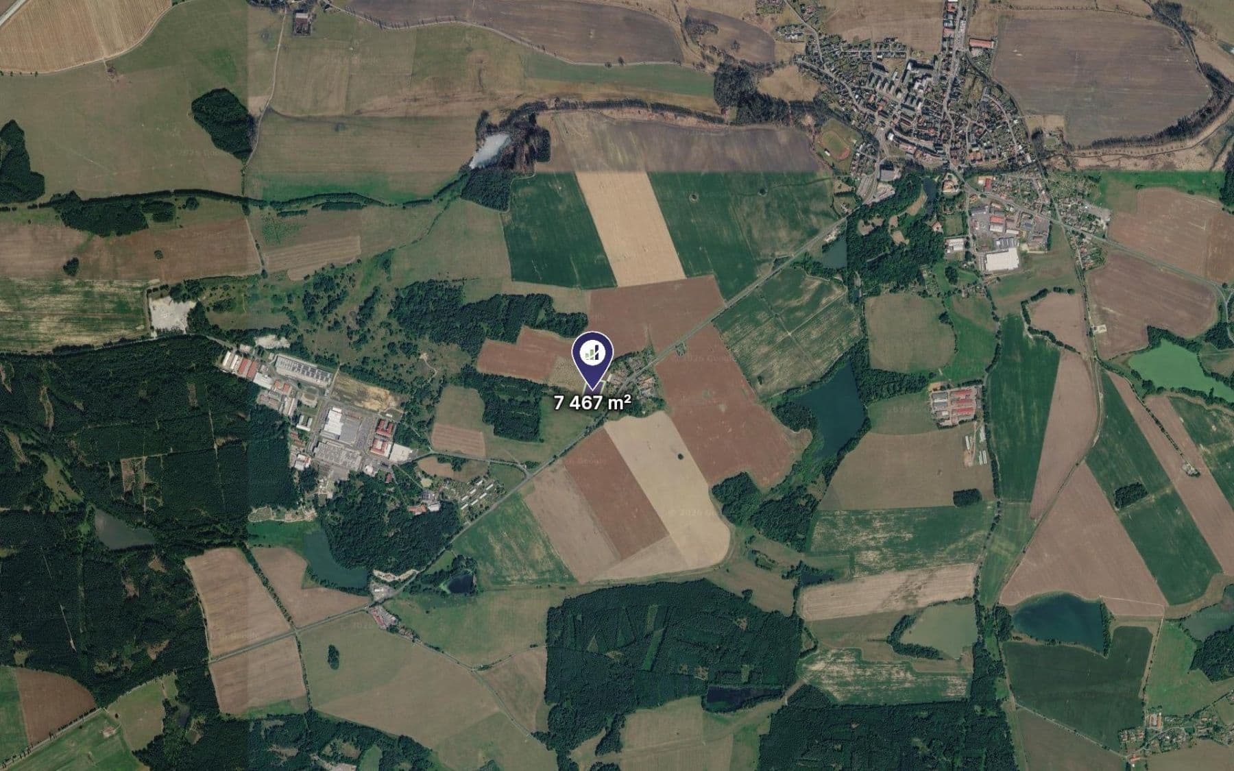 plot for sale, 7,467 m², Bor, Plzeňský Region plot for sale, 7,467 m², Bor, Plzeňský Region