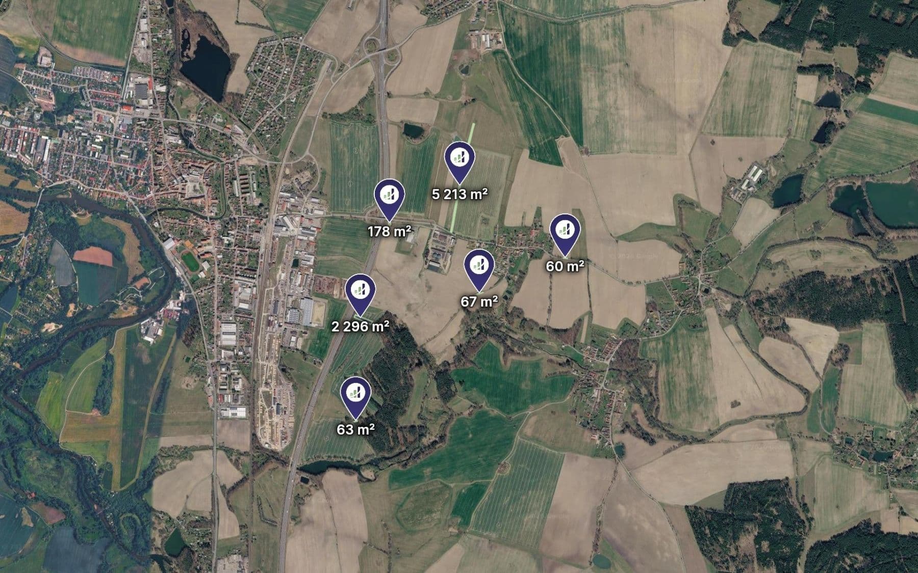 plot for sale, 7,877 m², Soběslav, Jihočeský Region plot for sale, 7,877 m², Soběslav, Jihočeský Region