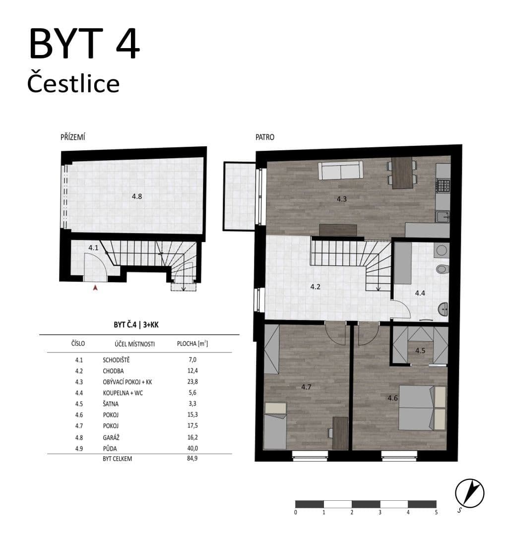 2 bedroom with open-plan kitchen flat to rent, 85 m², Lipová, Čestlice, Středočeský Region 2 bedroom with open-plan kitchen flat to rent, 85 m², Lipová, Čestlice, Středočeský Region