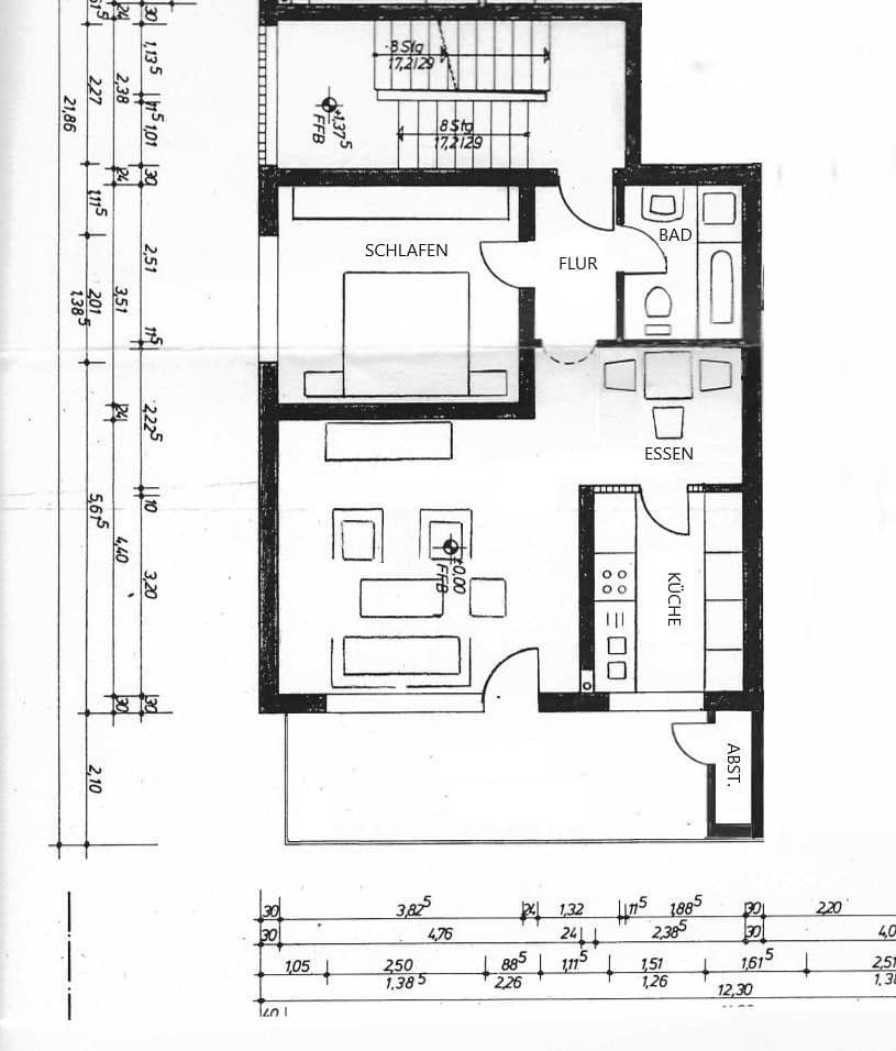 1 bedroom with open-plan kitchen flat to rent, 64 m², Am Homberg 9, Hattingen, North Rhine-Westphalia 1 bedroom with open-plan kitchen flat to rent, 64 m², Am Homberg 9, Hattingen, North Rhine-Westphalia