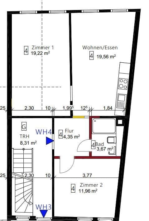 3 bedroom flat to rent, 62 m², Haupstraße 21, Bad Wimpfen, Baden-Württemberg 3 bedroom flat to rent, 62 m², Haupstraße 21, Bad Wimpfen, Baden-Württemberg