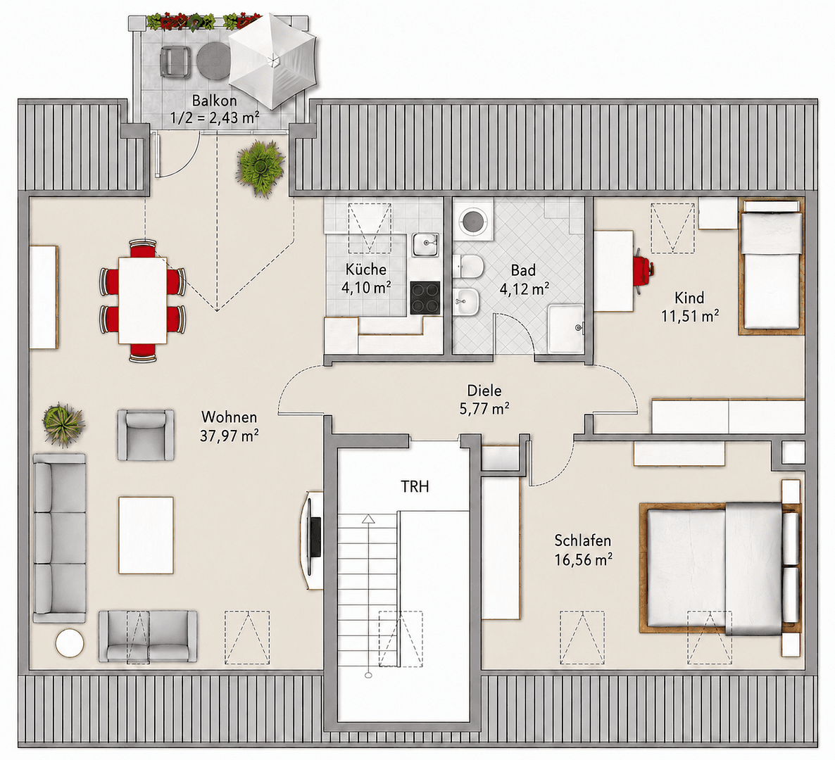 3 bedroom flat for sale, 83 m², Fürstenfeldbruck, Bavaria 3 bedroom flat for sale, 83 m², Fürstenfeldbruck, Bavaria