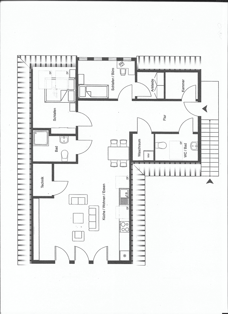 3 bedroom flat to rent, 80 m², Hauptstraße 50a, Hage, Lower Saxony 3 bedroom flat to rent, 80 m², Hauptstraße 50a, Hage, Lower Saxony