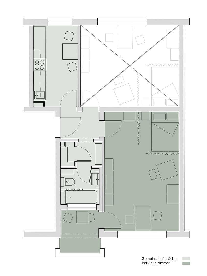 1 bedroom flat to rent, 39 m², Steinforststr. 38, Erlangen, Bavaria 1 bedroom flat to rent, 39 m², Steinforststr. 38, Erlangen, Bavaria