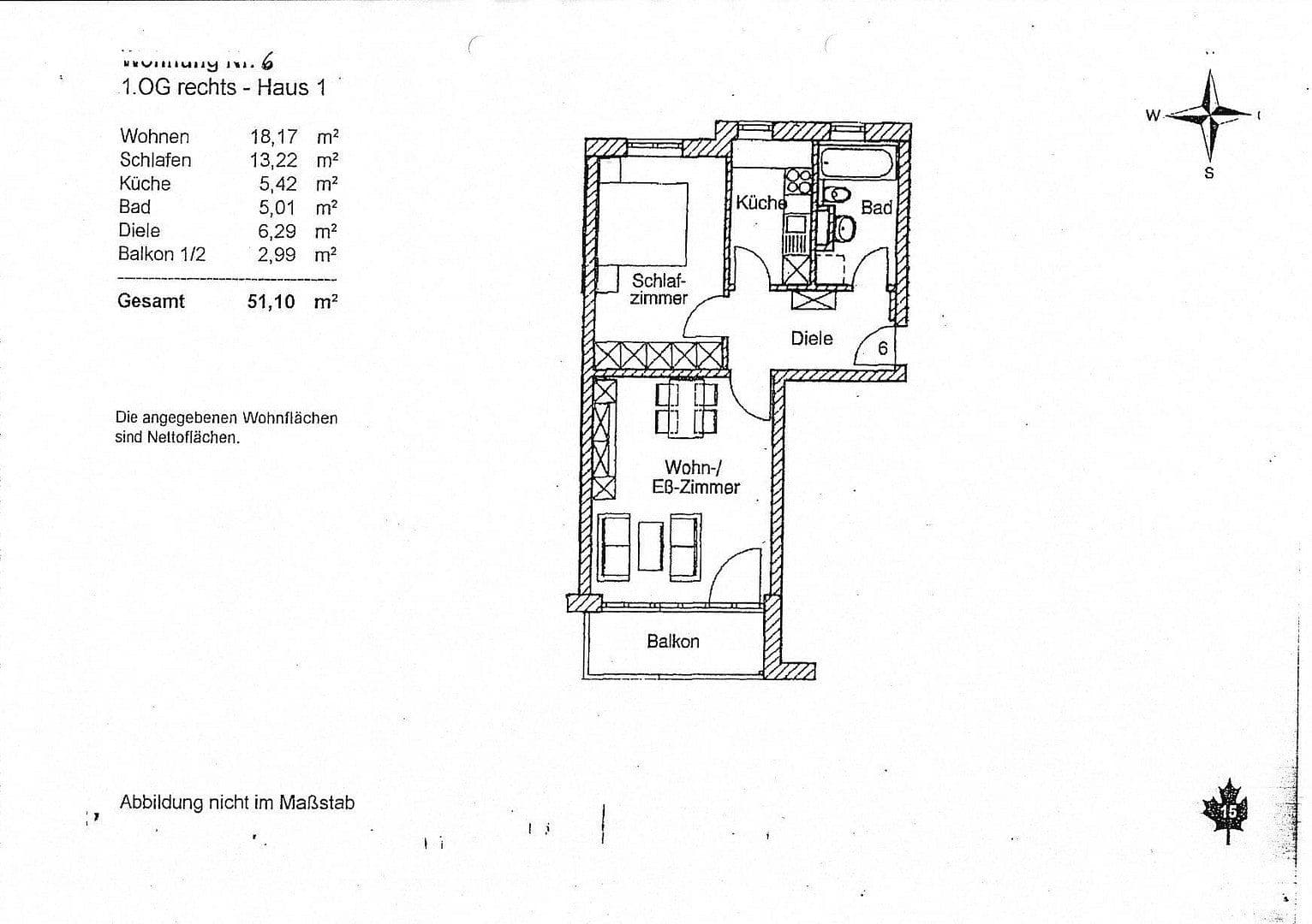 2 bedroom flat to rent, 51 m², Oberländerstrasse 76, Augsburg, Bavaria 2 bedroom flat to rent, 51 m², Oberländerstrasse 76, Augsburg, Bavaria