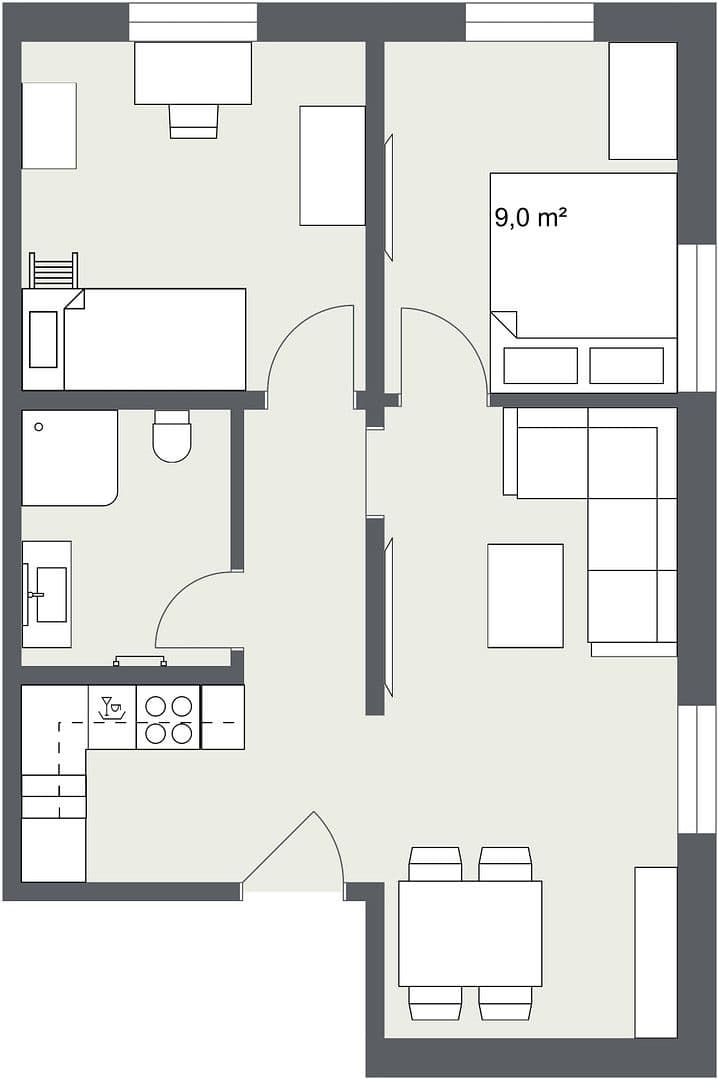 3 bedroom flat to rent, 55 m², Grünauer Str. 40, Berlin, Berlin 3 bedroom flat to rent, 55 m², Grünauer Str. 40, Berlin, Berlin