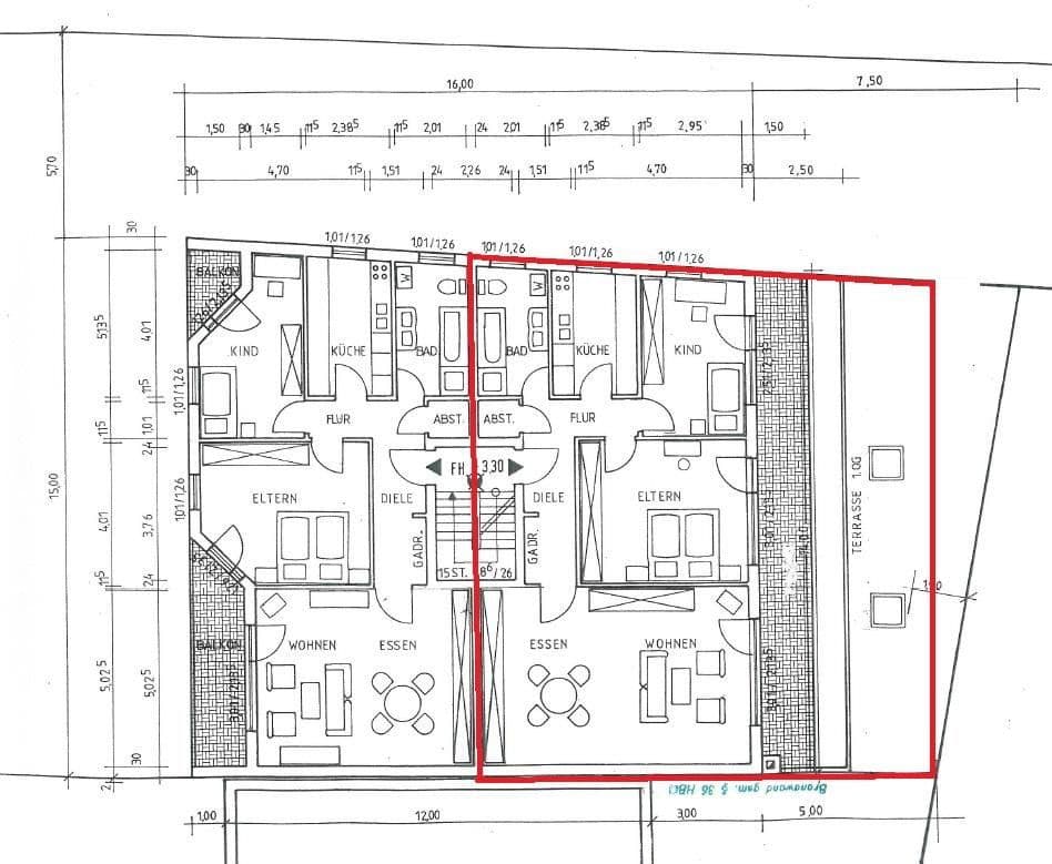 3 bedroom flat to rent, 125 m², Mörsweg 32, Groß-Umstadt, Hesse 3 bedroom flat to rent, 125 m², Mörsweg 32, Groß-Umstadt, Hesse
