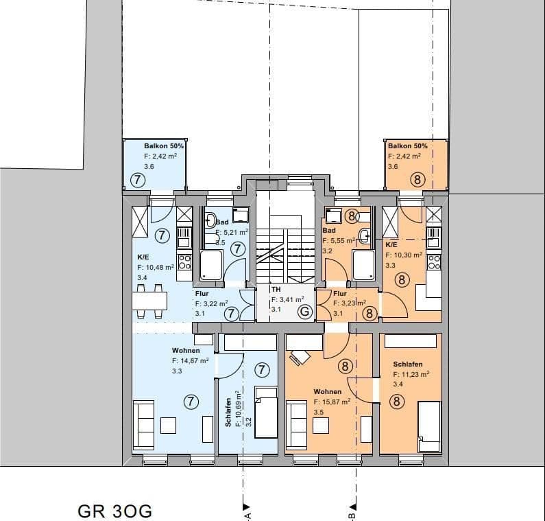 2 bedroom flat to rent, 47 m², Streiberstr. 7, Halle, Saxony-Anhalt 2 bedroom flat to rent, 47 m², Streiberstr. 7, Halle, Saxony-Anhalt