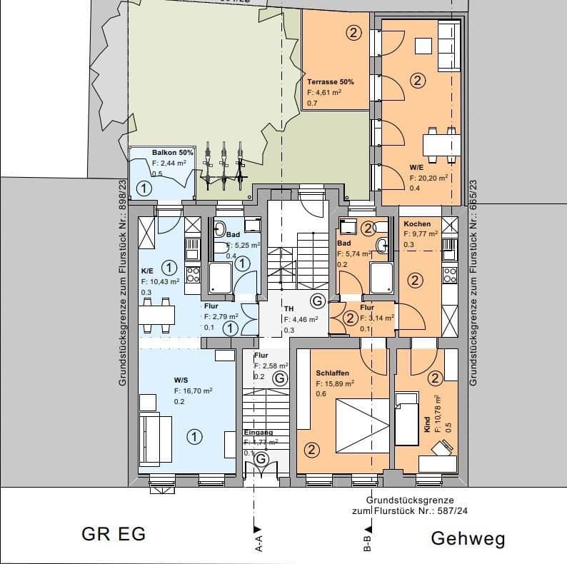 2 bedroom flat to rent, 47 m², Streiberstr. 7, Halle, Saxony-Anhalt 2 bedroom flat to rent, 47 m², Streiberstr. 7, Halle, Saxony-Anhalt