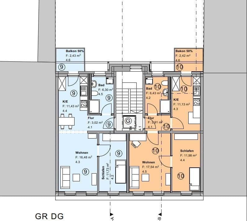 2 bedroom flat to rent, 47 m², Streiberstr. 7, Halle, Saxony-Anhalt 2 bedroom flat to rent, 47 m², Streiberstr. 7, Halle, Saxony-Anhalt
