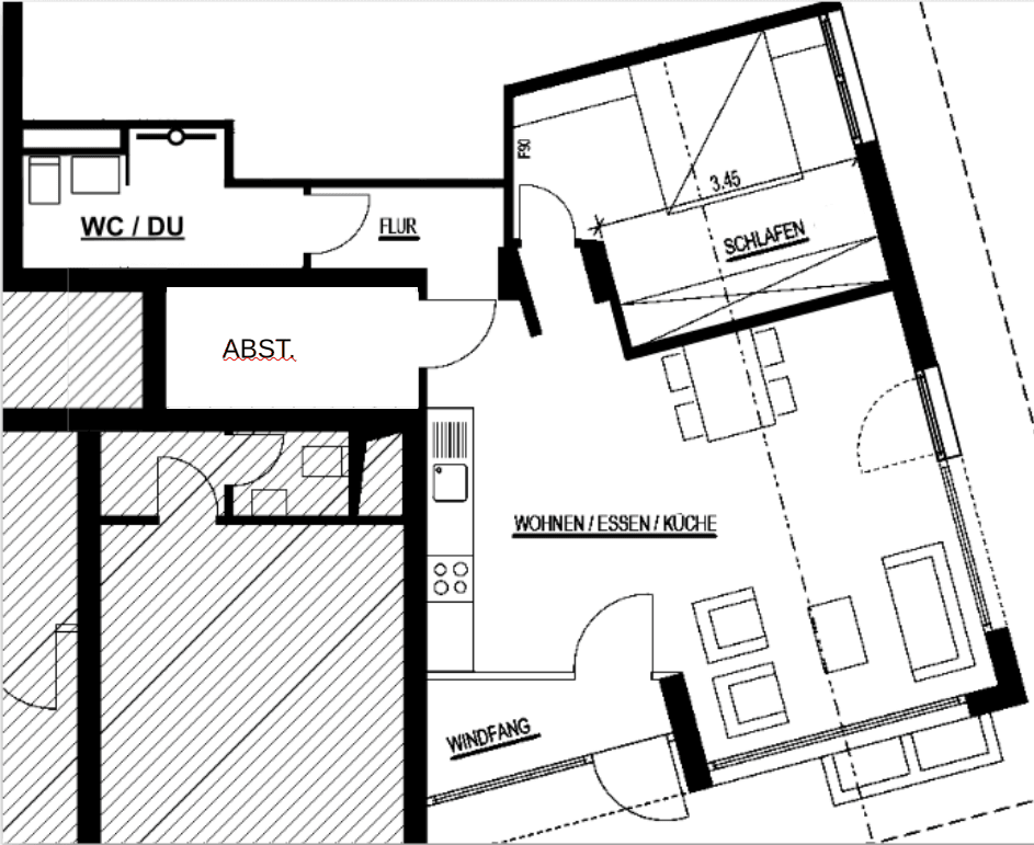 1 bedroom with open-plan kitchen flat to rent, 68 m², Hohenheimer Str. 11, Leinfelden-Echterdingen, Baden-Württemberg 1 bedroom with open-plan kitchen flat to rent, 68 m², Hohenheimer Str. 11, Leinfelden-Echterdingen, Baden-Württemberg