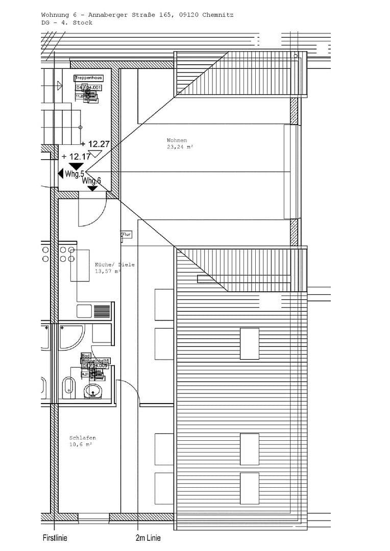 2 bedroom flat to rent, 52 m², Annaberger Str 165, Chemnitz, Saxony 2 bedroom flat to rent, 52 m², Annaberger Str 165, Chemnitz, Saxony