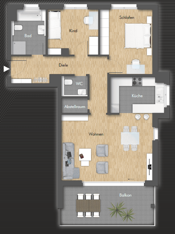 3 bedroom flat to rent, 84 m², Renningen, Baden-Württemberg 3 bedroom flat to rent, 84 m², Renningen, Baden-Württemberg