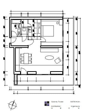 1 bedroom with open-plan kitchen flat to rent, 86 m², Köln, North Rhine-Westphalia 1 bedroom with open-plan kitchen flat to rent, 86 m², Köln, North Rhine-Westphalia