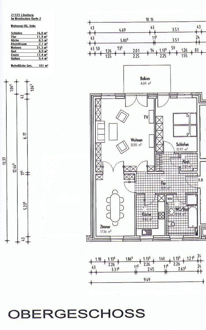 3 bedroom flat for sale, 101 m², Lüneburg, Lower Saxony 3 bedroom flat for sale, 101 m², Lüneburg, Lower Saxony